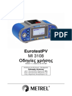 MI 3108 EurotestPV GREEK Manual PDF