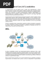 Cisco ACL Mukodese