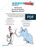 Horton and The Cat in The Hat - Opposites Attract!: Similarities: Differences
