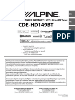 Alpine Cde-Hd149bt Español