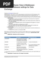 SAP CRM General Middleware Settings