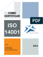 Como Certificar Iso 14001