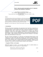 Vibration Analysis of Square Viscoelasic Plate