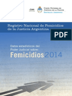 Registro Nacional de Femicidios 2014