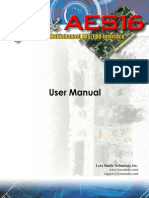 Lynx PCI Card AES16 User Manual 