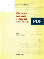 Joseph Needham Kineska Znanost I Zapad PDF