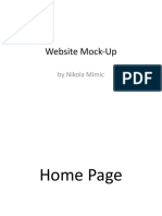 Website Mock Up