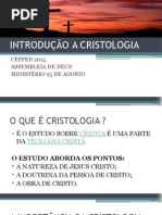 Introdução a Cristologia