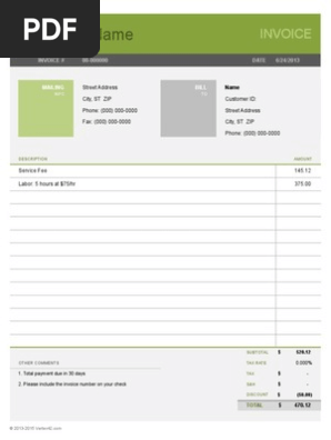 Simple Invoice