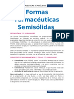 Informe de Formas Farmaceuticas Semisolidas