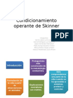 Condicionamiento Operante de Skinner