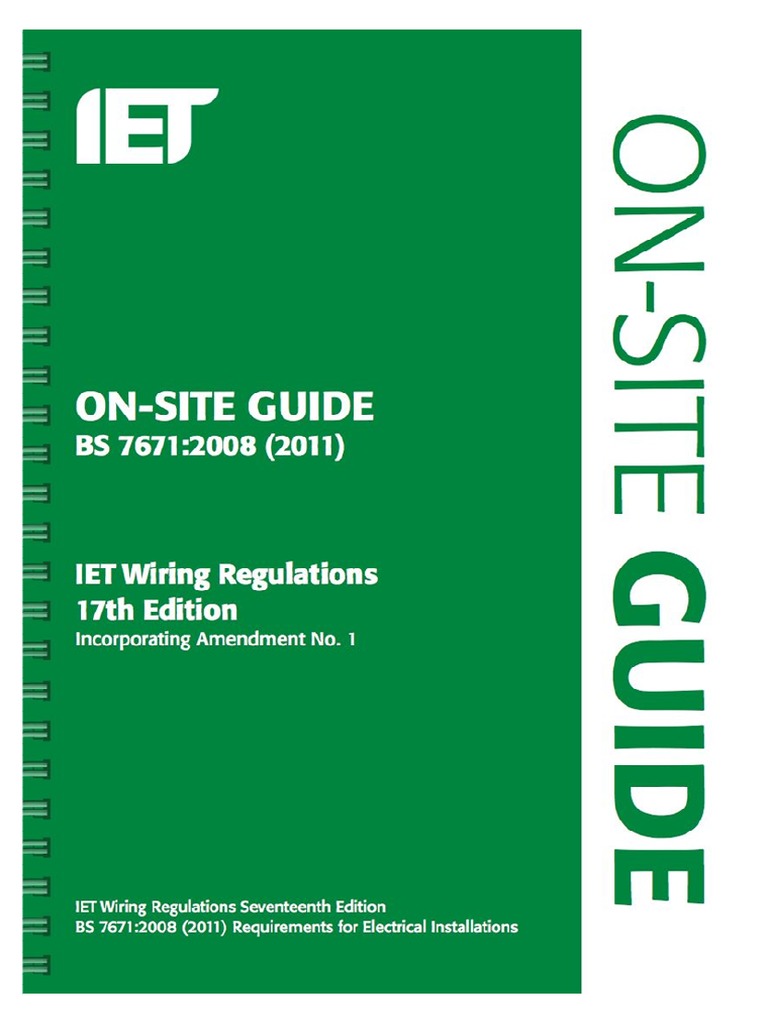 Bs 7671 On Site Guide Pdf