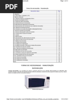 Forno de Microondas - Manutenção