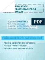 Inkompatibilitas Pada Sediaan Padat