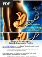 Maternity Antepartum Genetic Testing