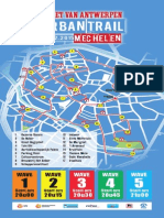 Parcours GvA Urban Trail Mechelen