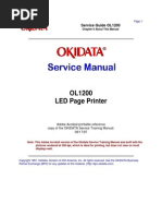 Okidata OL 1200 Service Manual