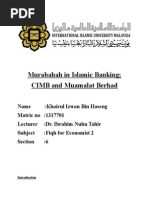 Murabahah in Islamic Banking