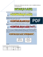 Funciones Para Contar Datos