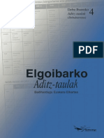 Elgoibarko aditz-taulak