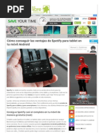 Www Elandroidelibre Com 2014 05 Como Conseguir Las Ventajas de Spotify Para Tablet en Tu Movil Android