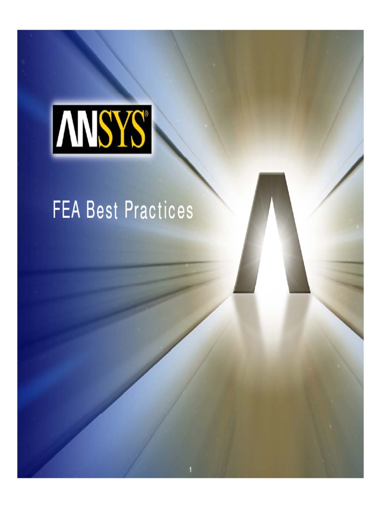 Fea Best Practices Pdf Viscoelasticity Bending