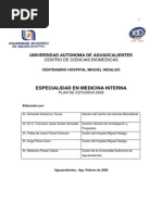 temario Especialidad Medicina Interna UAA