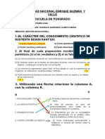 Universidad Nacional Enrique Guzmán y Valle: Epistemología según Kant y Popper