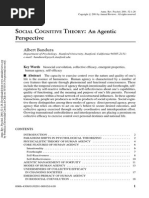 Bandura: Social Cognitive Theory