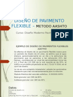 Diseño de Pavimento Flexible - Metodo Aashto