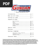 Gundam Senki Notes Weaponry Armed Conflict