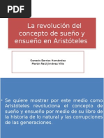 Revolución Del Concepto de Sueño en Aristoteles