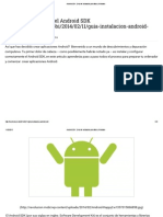 Android SDK - Guía de Instalación para Mac y Windows