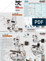 FresadoraFerramenteiraClark Modelo4VSEaISO 40 3HP