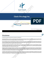 Hayman Capital Management LP - Clovis Oncology Inc VFINAL Harvest