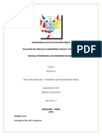 V Congreso de Ingenieria de Minas