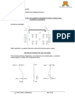 Determinacion de Desplazamientos en Un Portico Plano.