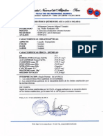 Analisis de Agua Distrito Caracoto