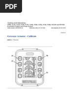 Governor Actuator - Calibrate