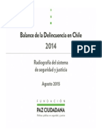 Balance de La Delincuencia en Chile FPC 17 Agosto 2015