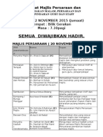 Ajk Majlis Persaraan 20 Nov