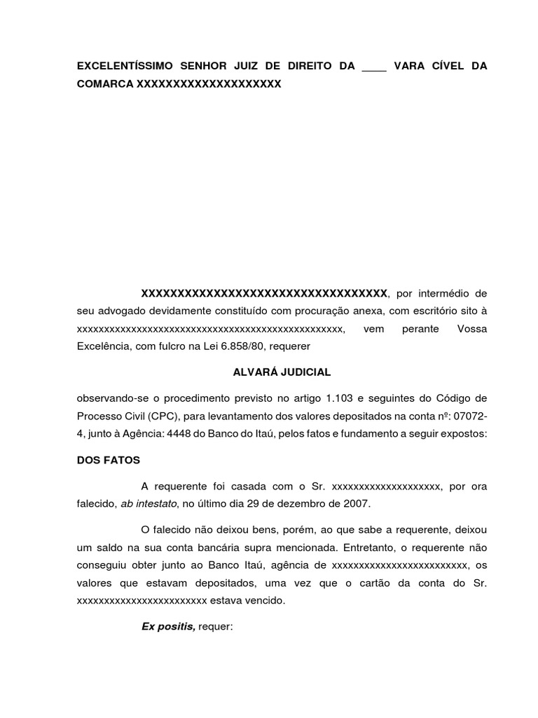 Alvará Judicial
