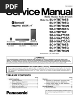 Panasonic - SC-HTB770GN PDF