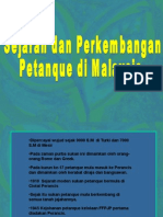 Sejarah Petanque