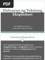 4 - Tekstong Ekspositori