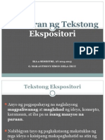 4 - Tekstong Ekspositori 101