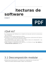 (SCD-1011) UNIDAD 3 - Arquitecturas de Software