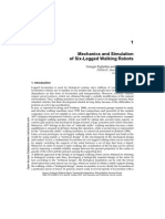 Mechanics and Simulation of Six-Legged Walking Robots