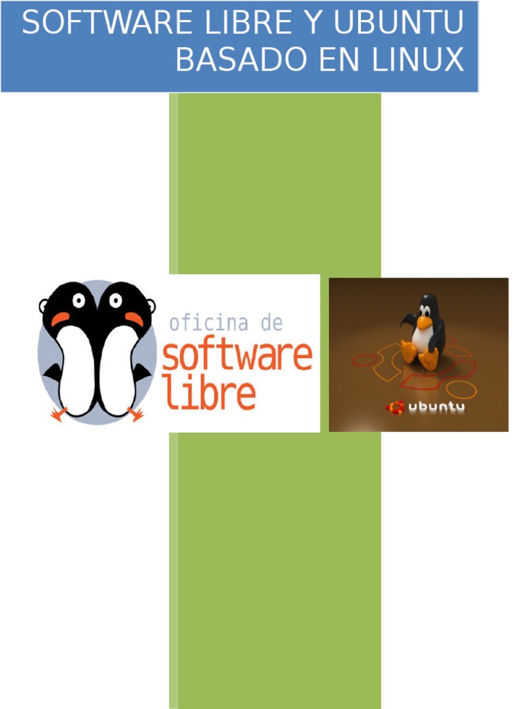 Software Libre y Ubuntu Basado en Linux | PDF | Ubuntu (sistema ...