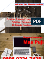 Provider Training Presentation Pelatihan Presentasi Di Jakarta Bandung